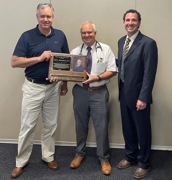 photo of Allen Parker Dr Breitenbach and Wes Taylor